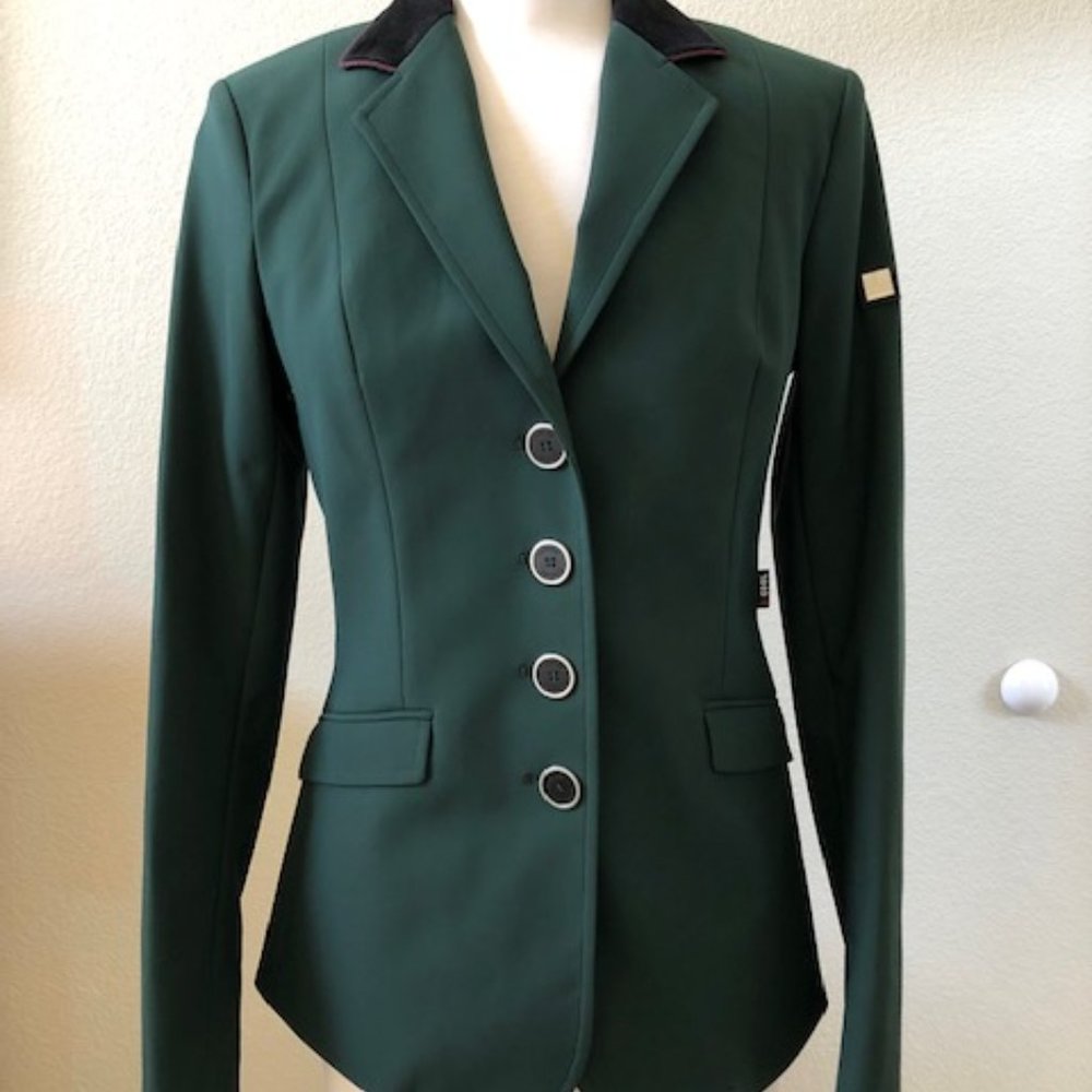 Equiline equestrian coat. Dark green, US size 4.